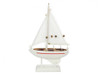 Handcrafted Wooden Intrepid Model Sailboat Christmas Tree Ornament from Hampton Creations