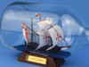 Handcrafted Santa Maria Model Ship in a Glass Bottle 9" from Hampton Creations Handcrafted Santa Maria Model Ship in a Glass Bottle 9" from Hampton Creations