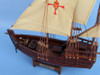 Handcrafted Wooden Santa Maria, Nina & Pinta Model Ship Set from Hampton Creations
