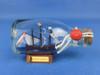 Handcrafted Santa Maria Model Ship in a Glass Bottle 5" from Hampton Creations