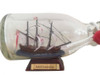 Handcrafted Santa Maria Model Ship in a Glass Bottle 5" from Hampton Creations