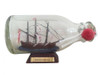 Handcrafted Santa Maria Model Ship in a Glass Bottle 5" from Hampton Creations