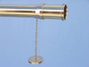 Handcrafted Floor Standing Brass Galileo Telescope 62" from Hampton Creations Handcrafted Floor Standing Brass Galileo Telescope 62" from Hampton Creations