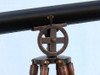 Handcrafted Floor Standing Antique Copper with Leather Griffith Astro Telescope 65" from Hampton Creations Handcrafted Floor Standing Antique Copper with Leather Griffith Astro Telescope 65" from Hampton Creations