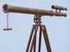 Handcrafted Floor Standing Antique Brass Griffith Astro Telescope 64" from Hampton Creations Handcrafted Floor Standing Antique Brass Griffith Astro Telescope 64" from Hampton Creations
