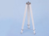 Handcrafted Hampton Collection Chrome with White Leather Griffith Astro Telescope 64" from Hampton Creations Handcrafted Hampton Collection Chrome with White Leather Griffith Astro Telescope 64" from Hampton Creations