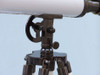 Handcrafted Floor Standing Oil Rubbed Bronze with White Leather Griffith Astro Telescope 50" from Hampton Creations Handcrafted Floor Standing Oil Rubbed Bronze with White Leather Griffith Astro Telescope 50" from Hampton Creations