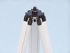 Handcrafted Floor Standing Oil Rubbed Bronze with White Leather Griffith Astro Telescope 50" from Hampton Creations Handcrafted Floor Standing Oil Rubbed Bronze with White Leather Griffith Astro Telescope 50" from Hampton Creations