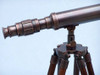 Handcrafted Standing Antique Copper Harbor Master Telescope 30" from Hampton Creations Handcrafted Standing Antique Copper Harbor Master Telescope 30" from Hampton Creations