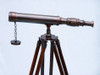 Handcrafted Standing Antique Copper Harbor Master Telescope 30" from Hampton Creations Handcrafted Standing Antique Copper Harbor Master Telescope 30" from Hampton Creations
