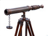 Handcrafted Standing Antique Copper Harbor Master Telescope 30" from Hampton Creations Handcrafted Standing Antique Copper Harbor Master Telescope 30" from Hampton Creations