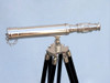 Handcrafted Standing Chrome Harbor Master Telescope 30" from Hampton Creations Handcrafted Standing Chrome Harbor Master Telescope 30" from Hampton Creations