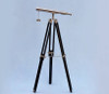 Handcrafted Standing Chrome Harbor Master Telescope 30" from Hampton Creations Handcrafted Standing Chrome Harbor Master Telescope 30" from Hampton Creations