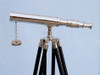 Handcrafted Standing Chrome Harbor Master Telescope 30" from Hampton Creations Handcrafted Standing Chrome Harbor Master Telescope 30" from Hampton Creations