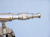 Handcrafted Standing Chrome Harbor Master Telescope 30" from Hampton Creations Handcrafted Standing Chrome Harbor Master Telescope 30" from Hampton Creations