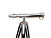 Handcrafted Standing Chrome Harbor Master Telescope 30" from Hampton Creations Handcrafted Standing Chrome Harbor Master Telescope 30" from Hampton Creations