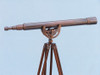 Handcrafted Floor Standing Antique Copper Anchormaster Telescope 65" from Hampton Creations Handcrafted Floor Standing Antique Copper Anchormaster Telescope 65" from Hampton Creations
