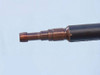 Handcrafted Floor Standing Antique Copper With Leather Anchormaster Telescope 65" from Hampton Creations Handcrafted Floor Standing Antique Copper With Leather Anchormaster Telescope 65" from Hampton Creations