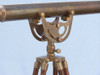 Handcrafted Floor Standing Antique Brass Anchormaster Telescope 65" from Hampton Creations Handcrafted Floor Standing Antique Brass Anchormaster Telescope 65" from Hampton Creations