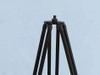 Handcrafted Floor Standing Oil-Rubbed Bronzed-White Leather with Black Stand Anchormaster Telescope 65" from Hampton Creations Handcrafted Floor Standing Oil-Rubbed Bronzed-White Leather with Black Stand Anchormaster Telescope 65" from Hampton Creations