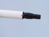 Handcrafted Floor Standing Oil-Rubbed Bronzed-White Leather with Black Stand Anchormaster Telescope 65" from Hampton Creations Handcrafted Floor Standing Oil-Rubbed Bronzed-White Leather with Black Stand Anchormaster Telescope 65" from Hampton Creations