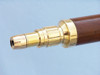 Handcrafted Floor Standing Brass/Wood Anchormaster Telescope 65" from Hampton Creations Handcrafted Floor Standing Brass/Wood Anchormaster Telescope 65" from Hampton Creations