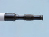 Handcrafted Admirals Floor Standing Oil Rubbed Bronze with White Leather Telescope 60" from Hampton Creations Handcrafted Admirals Floor Standing Oil Rubbed Bronze with White Leather Telescope 60" from Hampton Creations