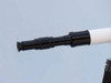 Handcrafted Admirals Floor Standing Oil Rubbed Bronze-White Leather with Black Stand Telescope 60" from Hampton Creations Handcrafted Admirals Floor Standing Oil Rubbed Bronze-White Leather with Black Stand Telescope 60" from Hampton Creations