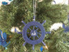 Handcrafted Rustic Dark Blue Decorative Ship Wheel With Sailboat Christmas Tree Ornament 6" from Hampton Creations Handcrafted Rustic Dark Blue Decorative Ship Wheel With Sailboat Christmas Tree Ornament 6" from Hampton Creations