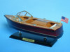 Handcrafted Wooden Chris Craft Triple Cockpit Model Speedboat 14" from Hampton Creations