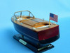 Handcrafted Wooden Chris Craft Triple Cockpit Model Speedboat 14" from Hampton Creations