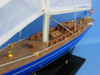 Handcrafted Wooden Velsheda Model Sailboat Decoration 35" from Hampton Creations
