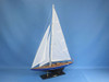 Handcrafted Wooden Velsheda Model Sailboat Decoration 35" from Hampton Creations