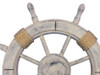 Handcrafted Rustic Decorative Ship Wheel 24" from Hampton Creations