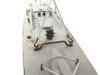 Handcrafted Wooden Rustic Whitewashed Enterprise Limited Model Sailboat 35" from Hampton Creations
