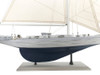 Handcrafted Wooden Rustic Whitewashed Enterprise Limited Model Sailboat 35" from Hampton Creations