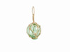 Handcrafted Seafoam Green Japanese Glass Ball Fishing Float With Brown Netting Decoration 2" from Hampton Creations Handcrafted Seafoam Green Japanese Glass Ball Fishing Float With Brown Netting Decoration 2" from Hampton Creations