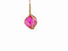 Handcrafted Pink Japanese Glass Ball Fishing Float With Brown Netting Decoration 3" from Hampton Creations Handcrafted Pink Japanese Glass Ball Fishing Float With Brown Netting Decoration 3" from Hampton Creations