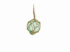 Handcrafted Seafoam Green Japanese Glass Ball Fishing Float With Brown Netting Decoration 3" from Hampton Creations Handcrafted Seafoam Green Japanese Glass Ball Fishing Float With Brown Netting Decoration 3" from Hampton Creations
