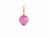 Handcrafted Pink Japanese Glass Ball Fishing Float With Brown Netting Decoration 4" from Hampton Creations Handcrafted Pink Japanese Glass Ball Fishing Float With Brown Netting Decoration 4" from Hampton Creations