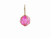 Handcrafted Pink Japanese Glass Ball Fishing Float With Brown Netting Decoration 4" from Hampton Creations Handcrafted Pink Japanese Glass Ball Fishing Float With Brown Netting Decoration 4" from Hampton Creations