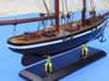 Handcrafted Wooden America Model Sailboat Decoration 16" from Hampton Creations