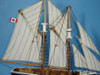 Handcrafted Wooden Bluenose Model Sailboat Decoration 17" from Hampton Creations
