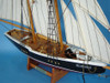 Handcrafted Wooden Bluenose Model Sailboat Decoration 17" from Hampton Creations