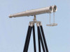 Handcrafted Floor Standing Admiral's Brushed Nickel Binoculars 62" from Hampton Creations Handcrafted Floor Standing Admiral's Brushed Nickel Binoculars 62" from Hampton Creations