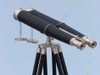 Handcrafted Floor Standing Admiral's Brushed Nickel with Leather Binoculars 62" from Hampton Creations Handcrafted Floor Standing Admiral's Brushed Nickel with Leather Binoculars 62" from Hampton Creations