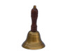 Handcrafted Antique Brass Hand Bell 7" from Hampton Creations Handcrafted Antique Brass Hand Bell 7" from Hampton Creations