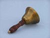 Handcrafted Antique Brass Hand Bell 7" from Hampton Creations Handcrafted Antique Brass Hand Bell 7" from Hampton Creations