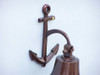 Handcrafted Antique Copper Hanging Anchor Bell 8" from Hampton Creations Handcrafted Antique Copper Hanging Anchor Bell 8" from Hampton Creations