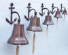 Handcrafted Antique Copper Hanging Anchor Bell 10" from Hampton Creations Handcrafted Antique Copper Hanging Anchor Bell 10" from Hampton Creations